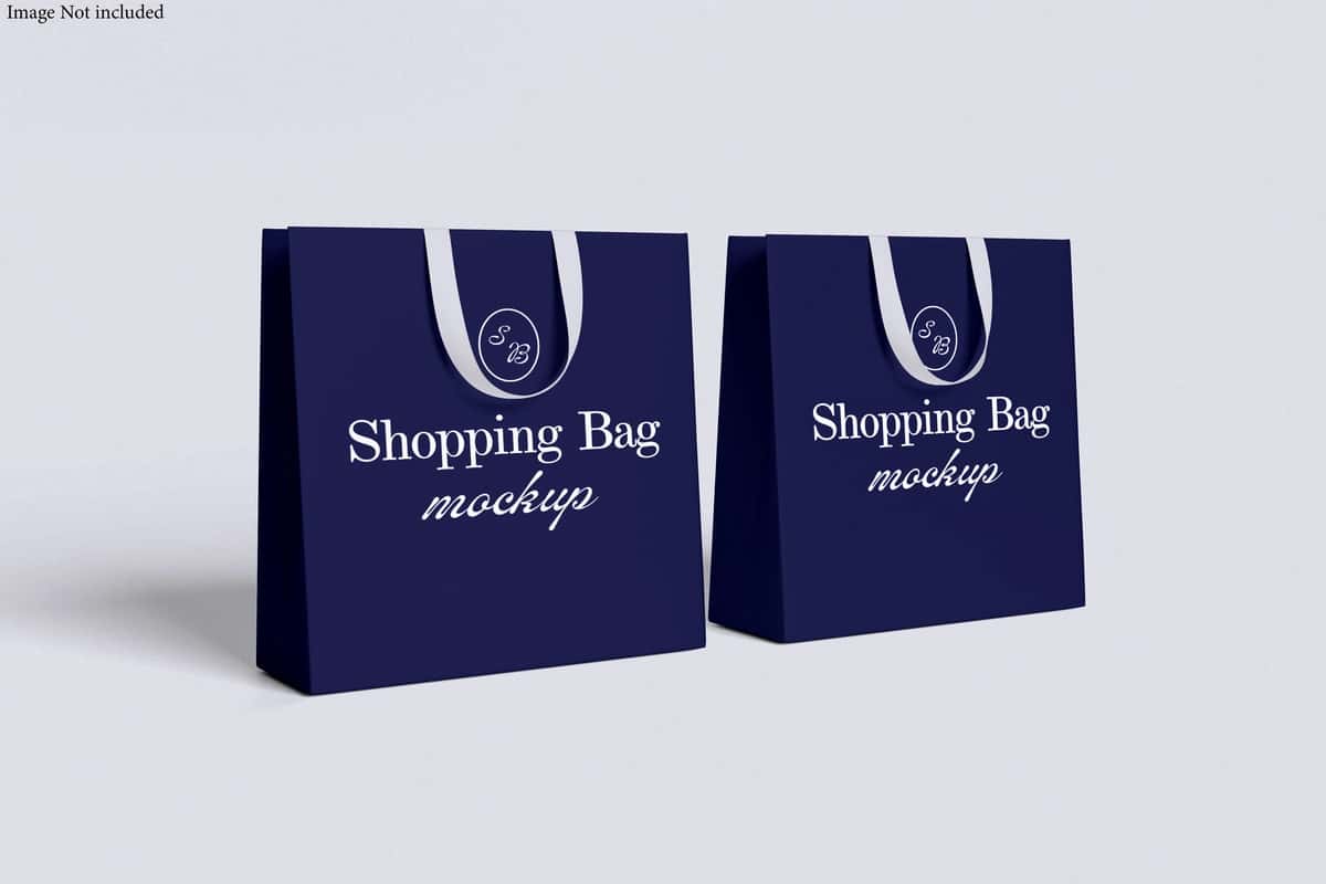 Ikkita ko'k xarid qilish sumkasi ko'rgazma sumkasi | Two blue shopping bags are display bag 1