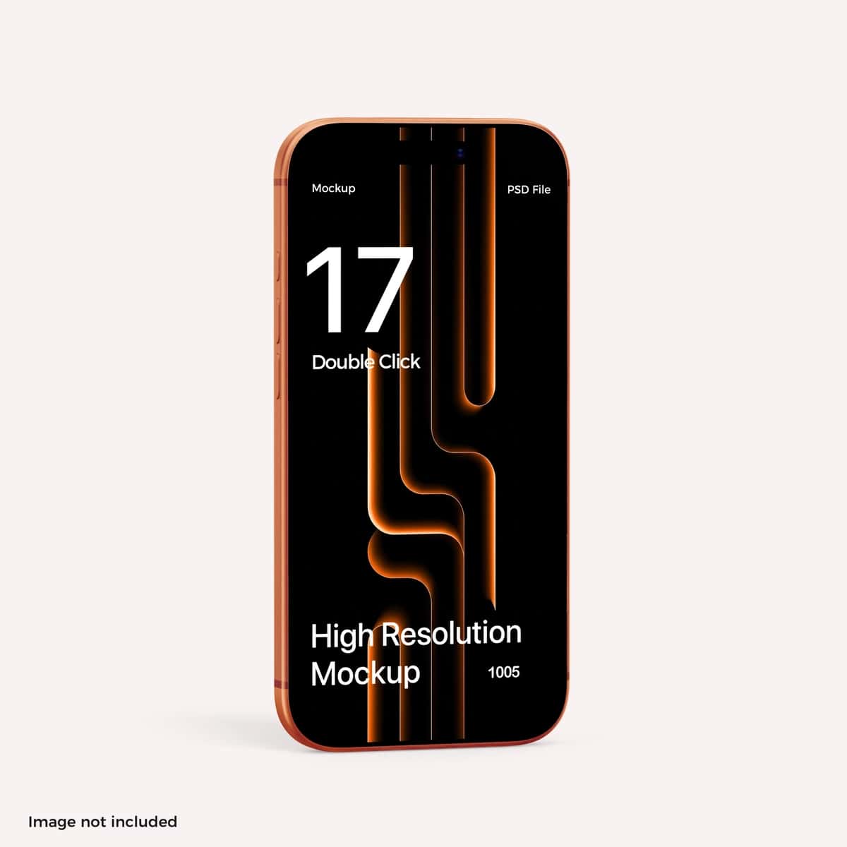 Smartfon 17 pro max qurilma maketi brending ilovasi dizayni | Smartphone 17 pro max device mockup branding app design 1