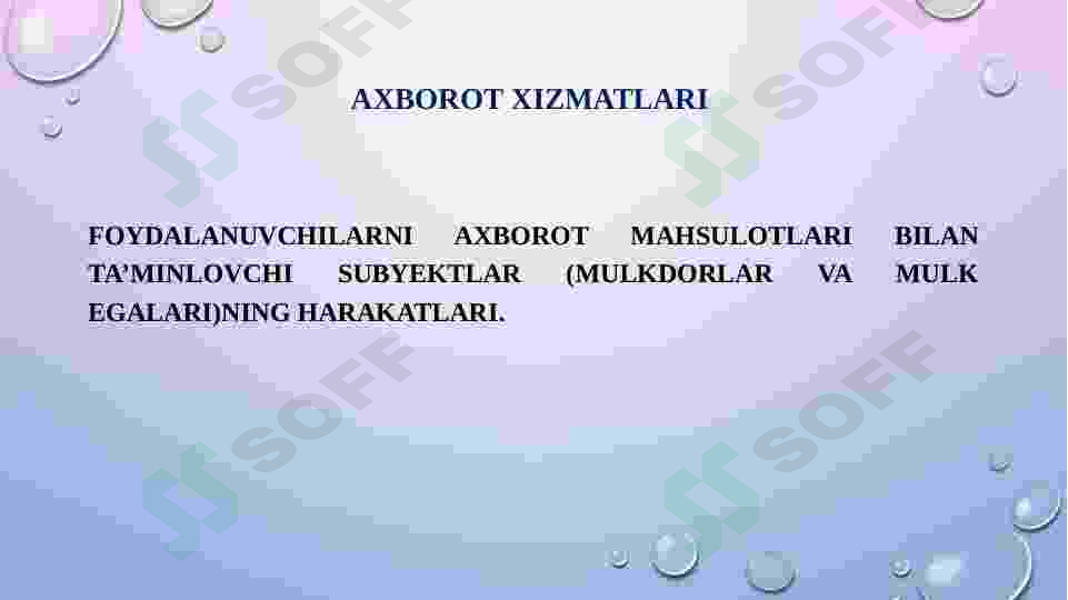 Axborot mahsulotlari va xizmatlari yaratish metodikasi 3