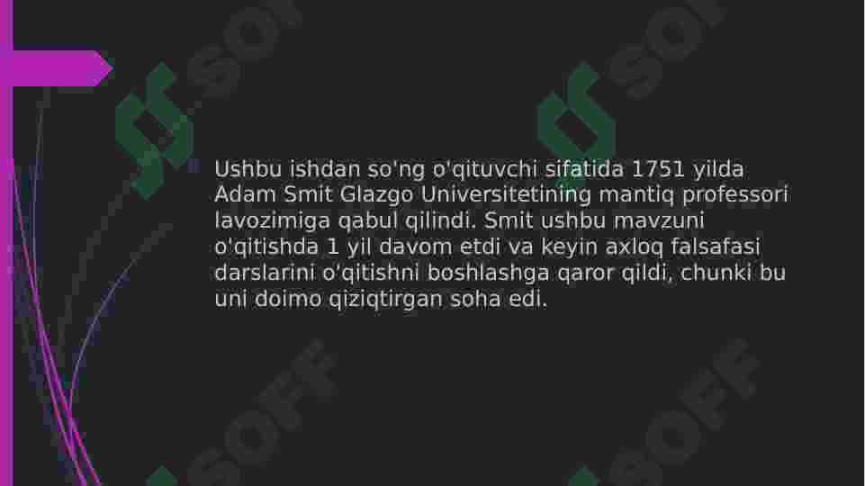 Adam smit hayoti va ijodi 8