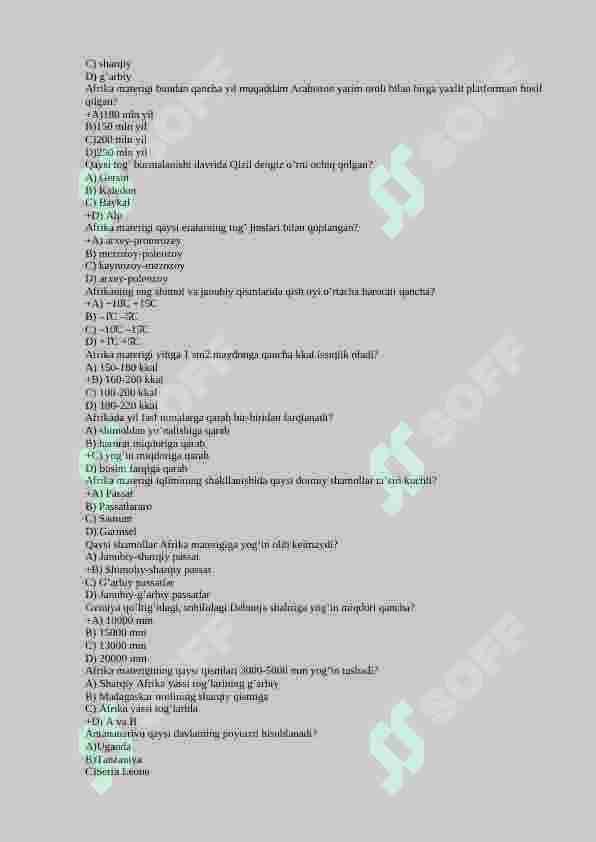 Afrika test 3
