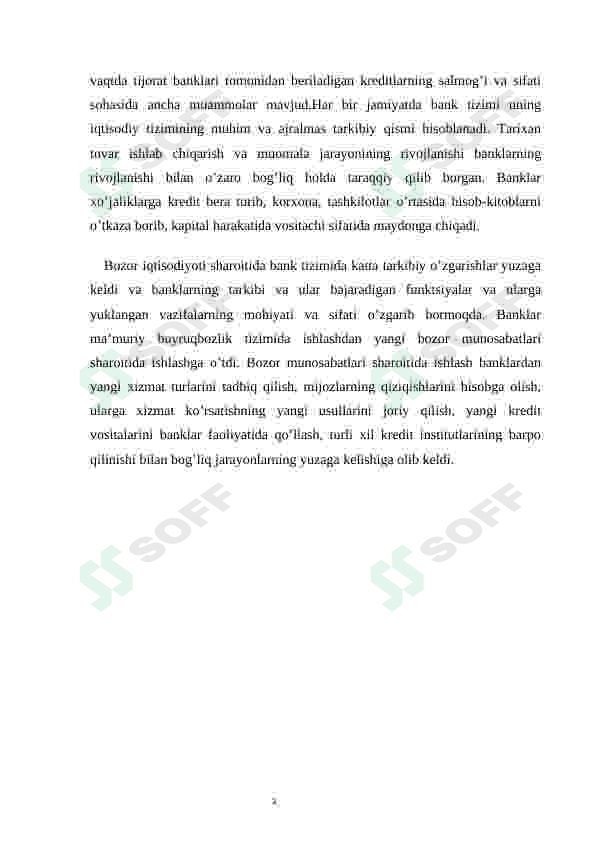 Banklar, ularning turlari va kredit tizimidagi roli 4