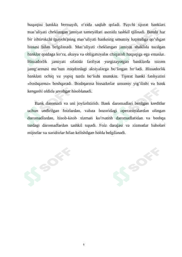 Banklar, ularning turlari va kredit tizimidagi roli 7