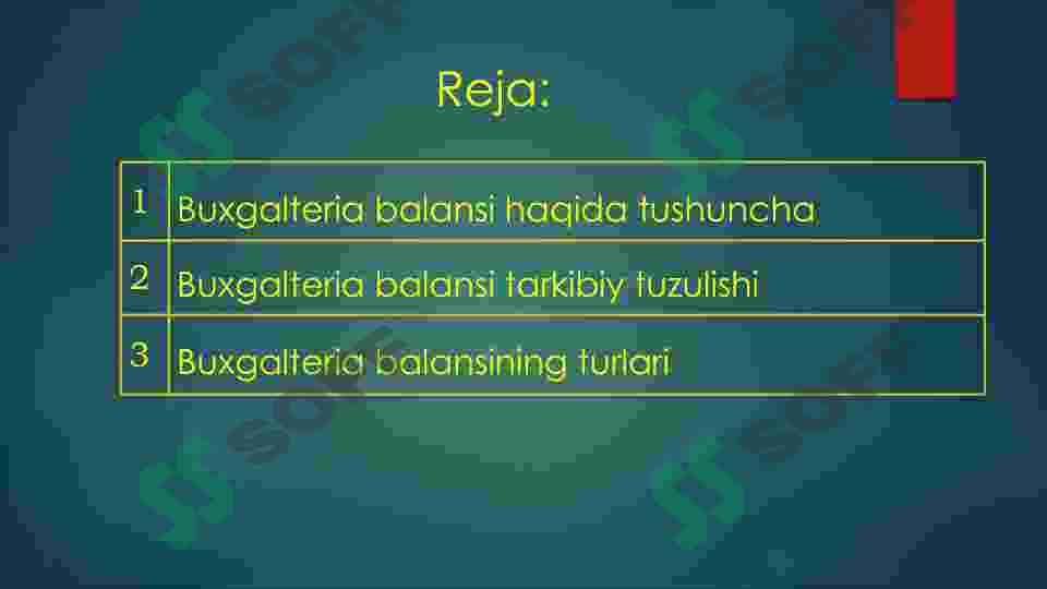 Buxgalteria balansining turlari 2