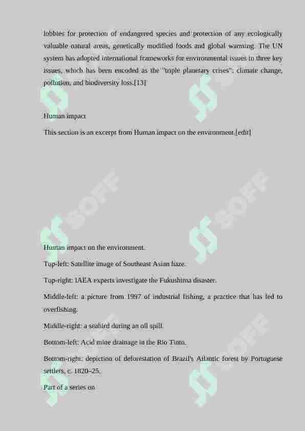 ECOLOGICAL PROBLEMS 3