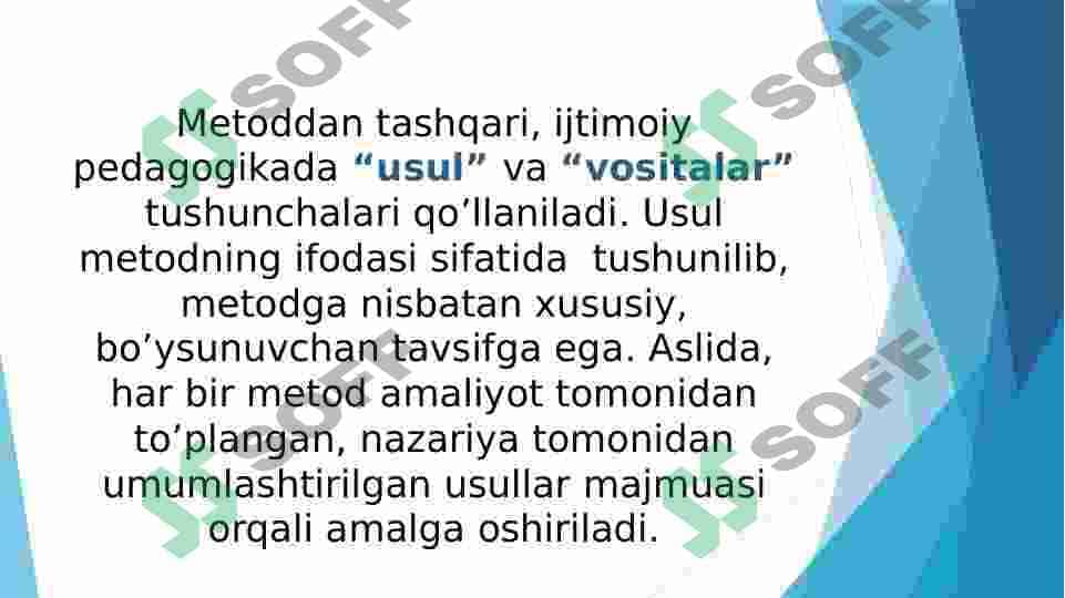 "Ijtimoiy-pedagogik faoliyat metodikasi, mexanizmlari va texnologiyasi" 4