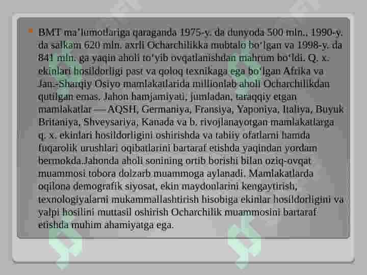 SSSR  davridagi  ocharchilik haqida 3