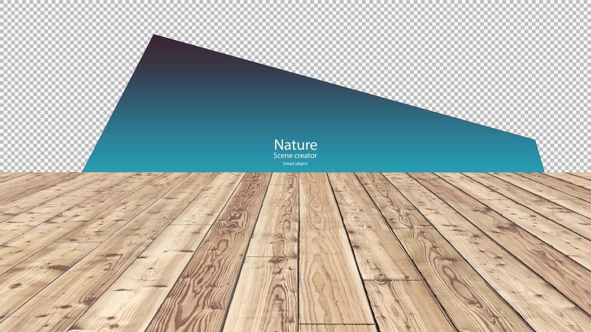 Yog'och taxta zamin taqdimoti kesish yo'li | Wood plank floor presentation clipping path 1