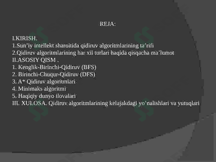 Qidiruv algoritmlari 2