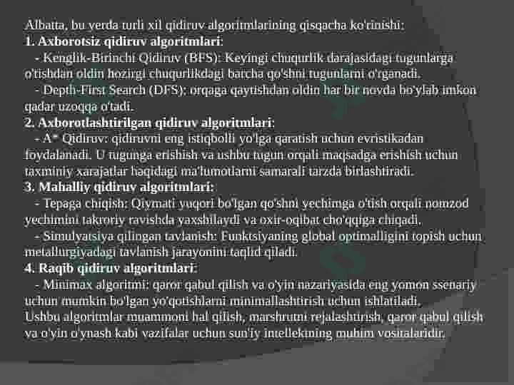Qidiruv algoritmlari 4