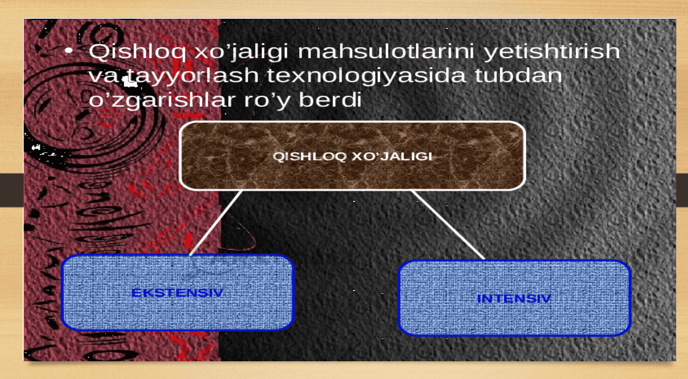 Intensiv va ekstensiv qishloq xo‘jaligi 4