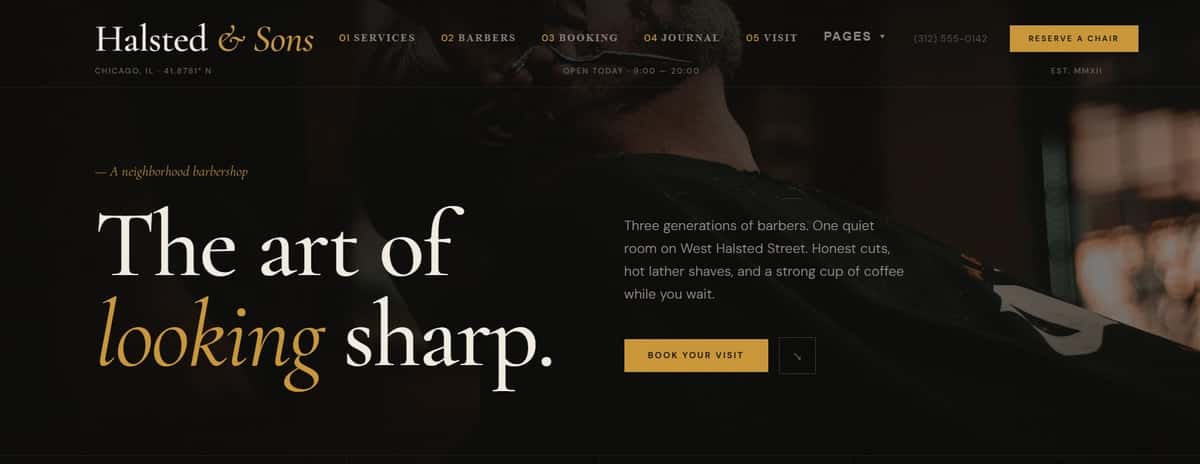 Barbershop template 1
