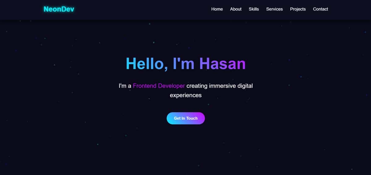 Portfolio website 1