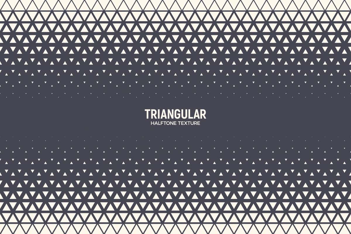 Uchburchak yarim ohang naqsh chegarasi tekstura geometrik texnologiya | Triangular halftone pattern border texture geometric technology 1