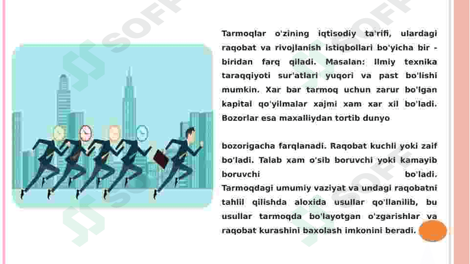 Tarmoqdagi raqobat va rivojlanish  istiqbollari 3