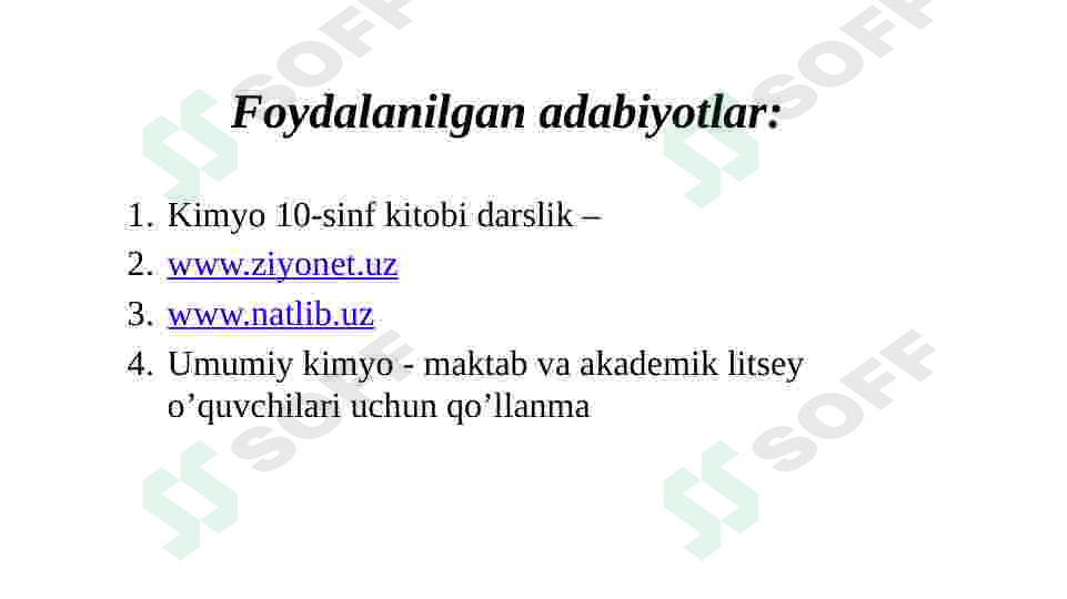 Karbon kislotalar xossalarini o'qitish metodikasi 2