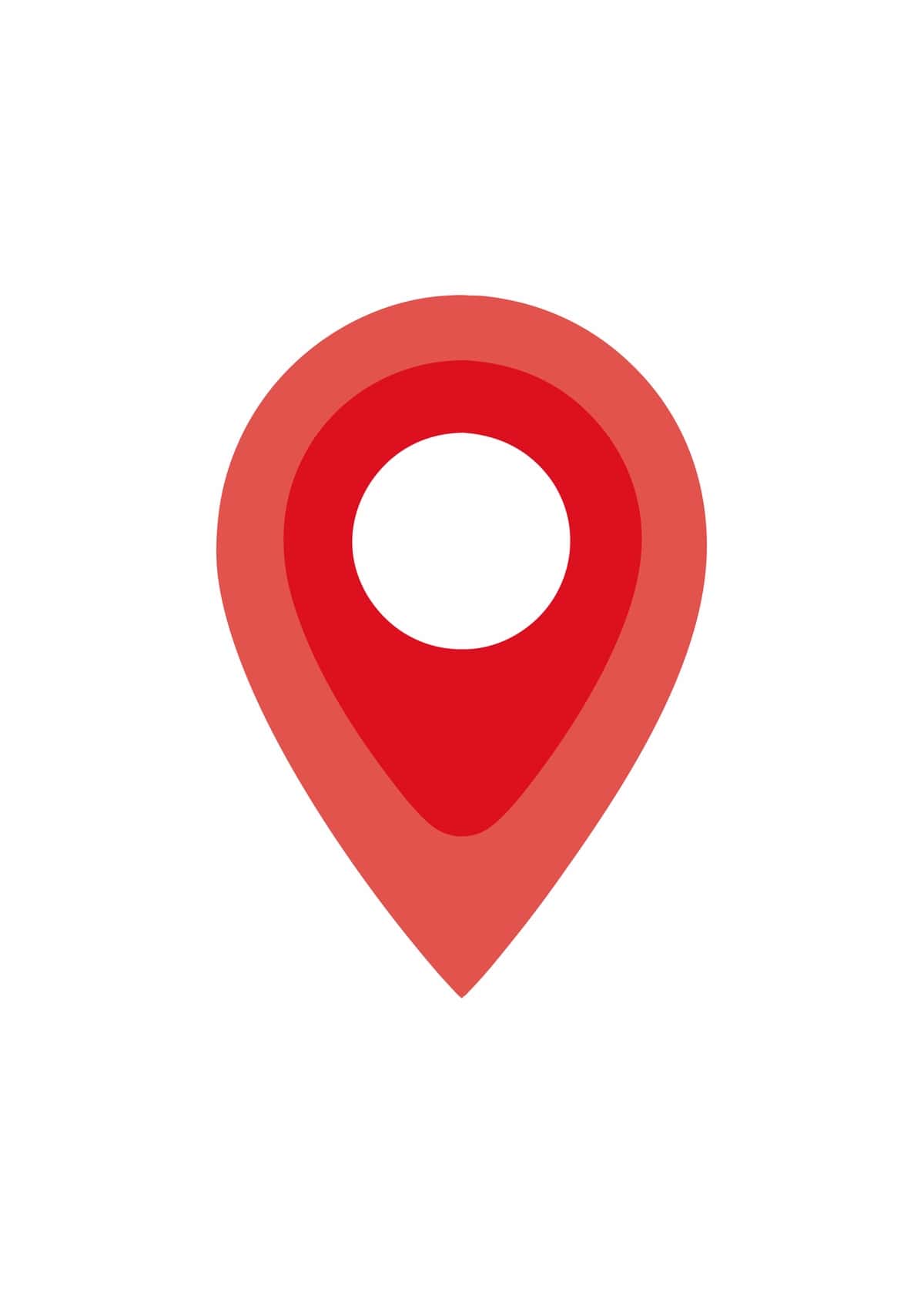 Joylashuv vektor art oq fon | Location vector art white background 1
