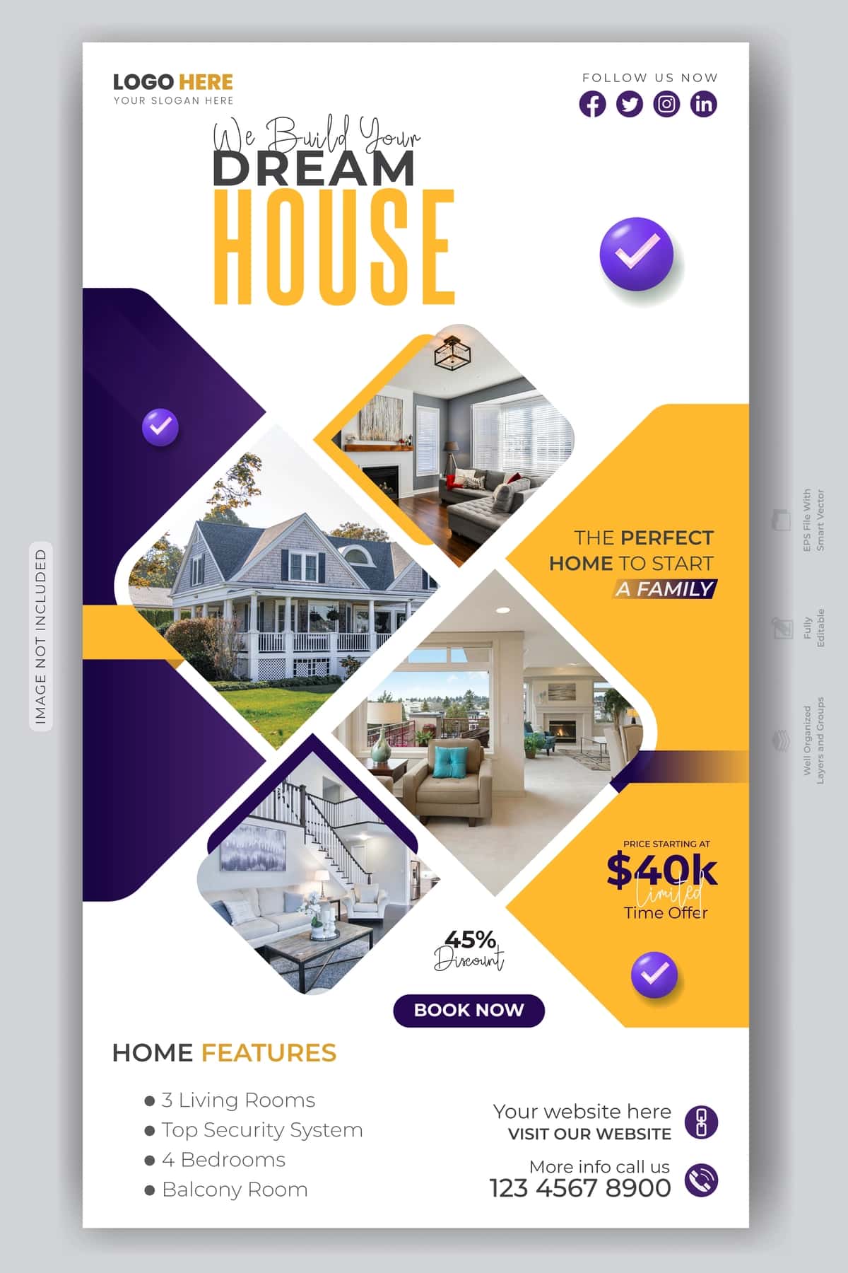 Dream house promotion facebook instagram story andoza | Dream house promotion facebook instagram story template 1