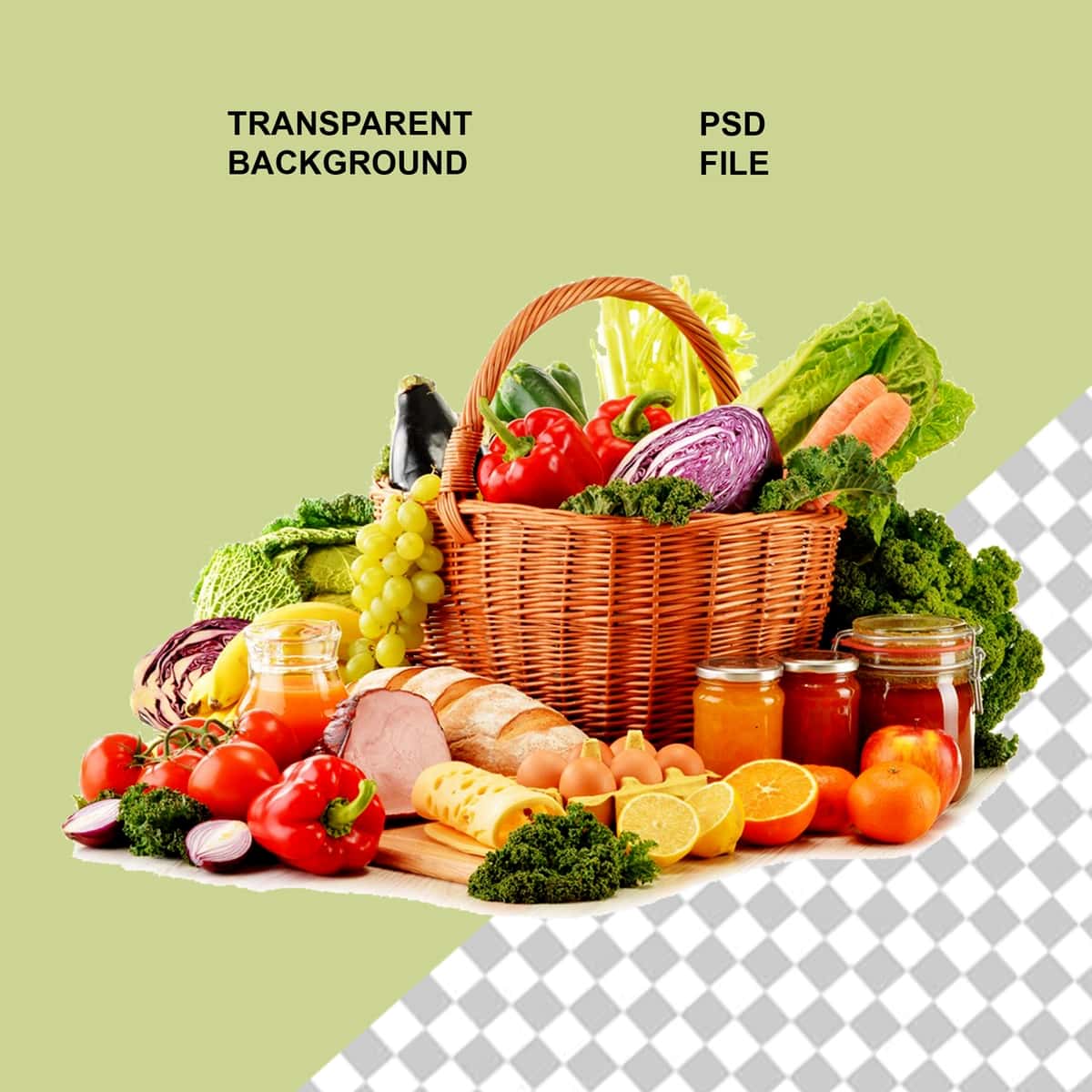 Sog'lom sabzavotlar shaffof izolyatsiyalangan fon | Healty vegetables transparent isolated background 1