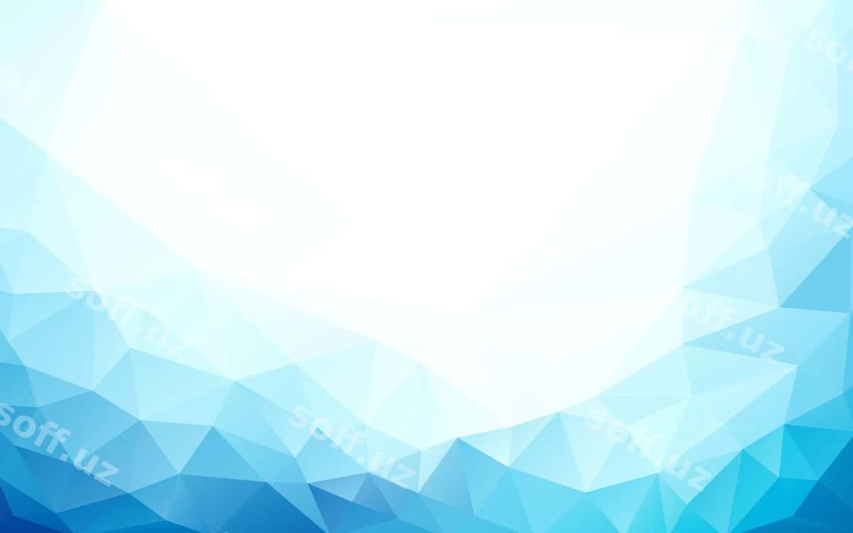 Abstrakt ko'k geometric shakllar orqa fon | Abstract blue geometric shapes background 1
