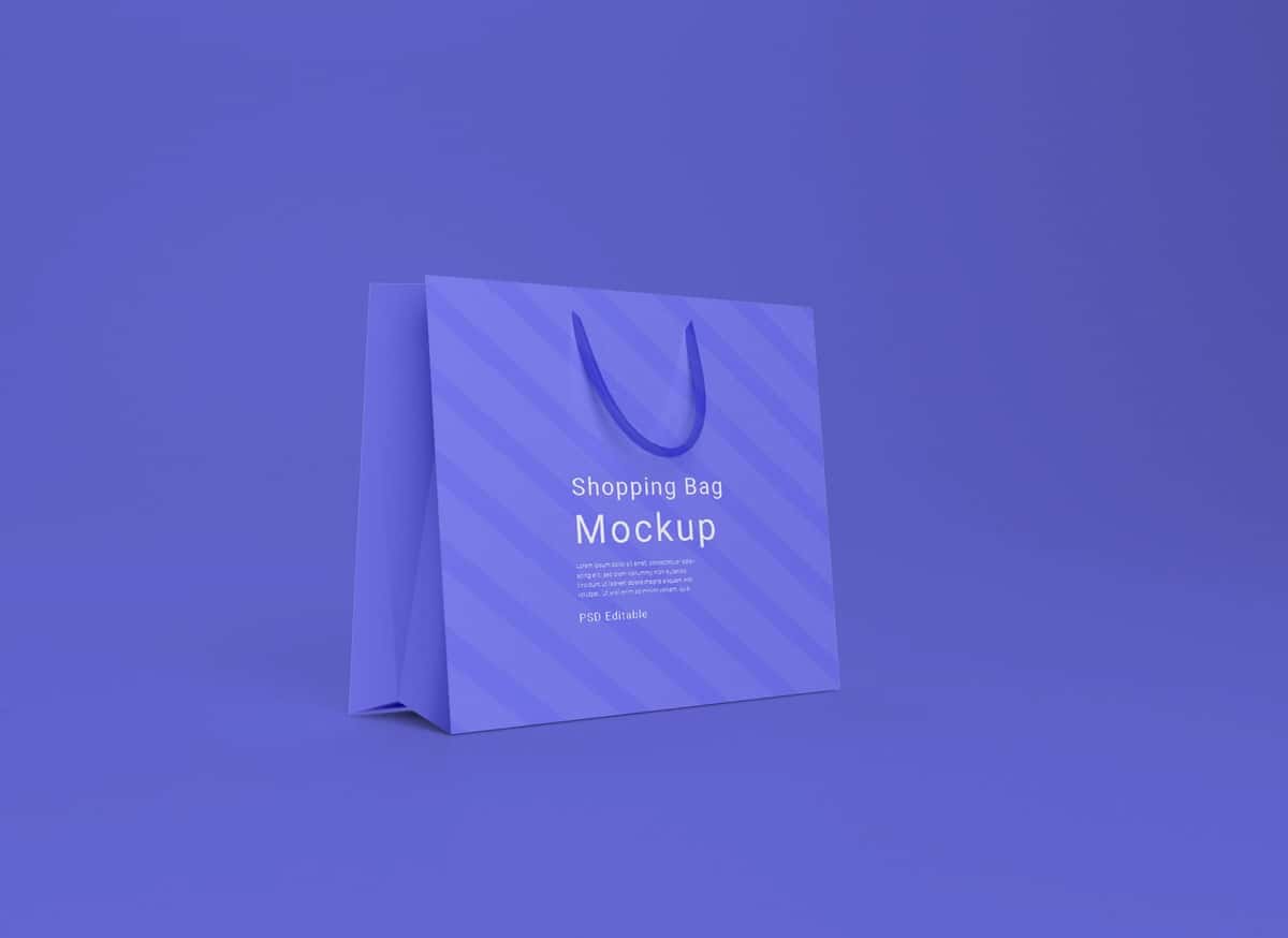 Psd xarid qilish sumkasi maketi | Psd shopping bag mockup 1