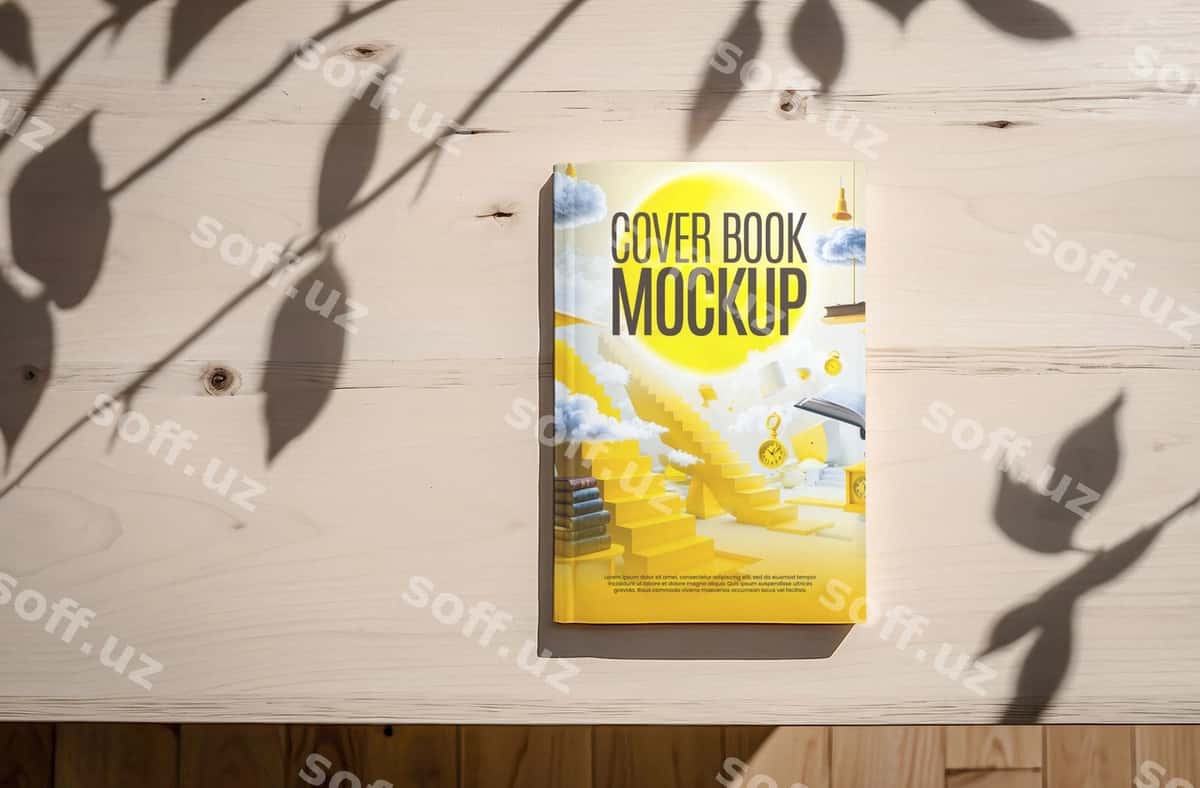 Estetik kitob namunasi | Aesthetic book mockup 1