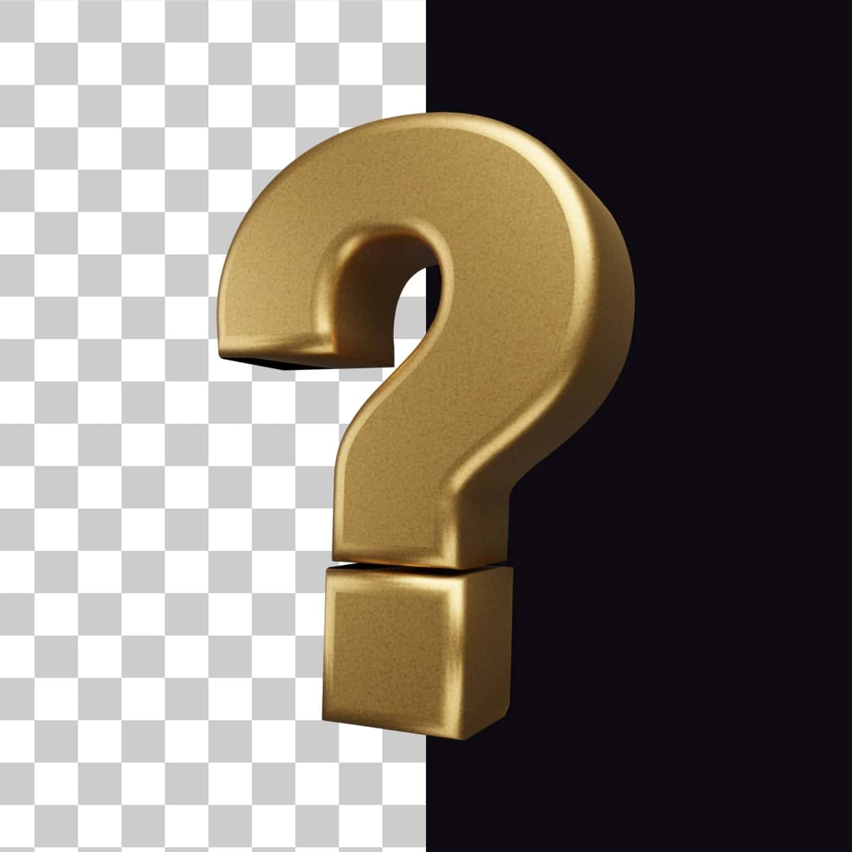 Savol belgisi belgisi 3d | Question mark icon 3d 1