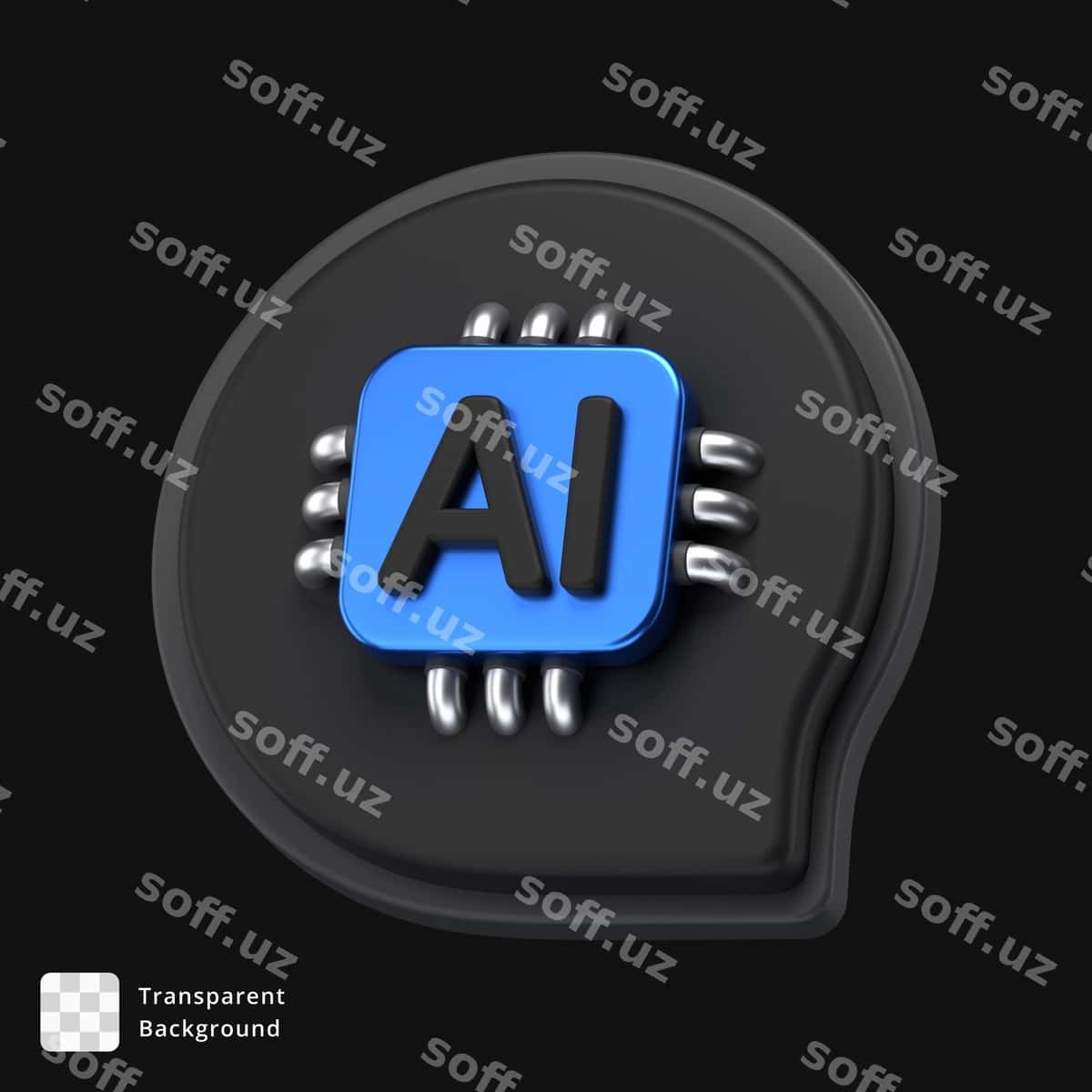 Ai chip nutq pufakchasi | Ai chip speech bubble 1