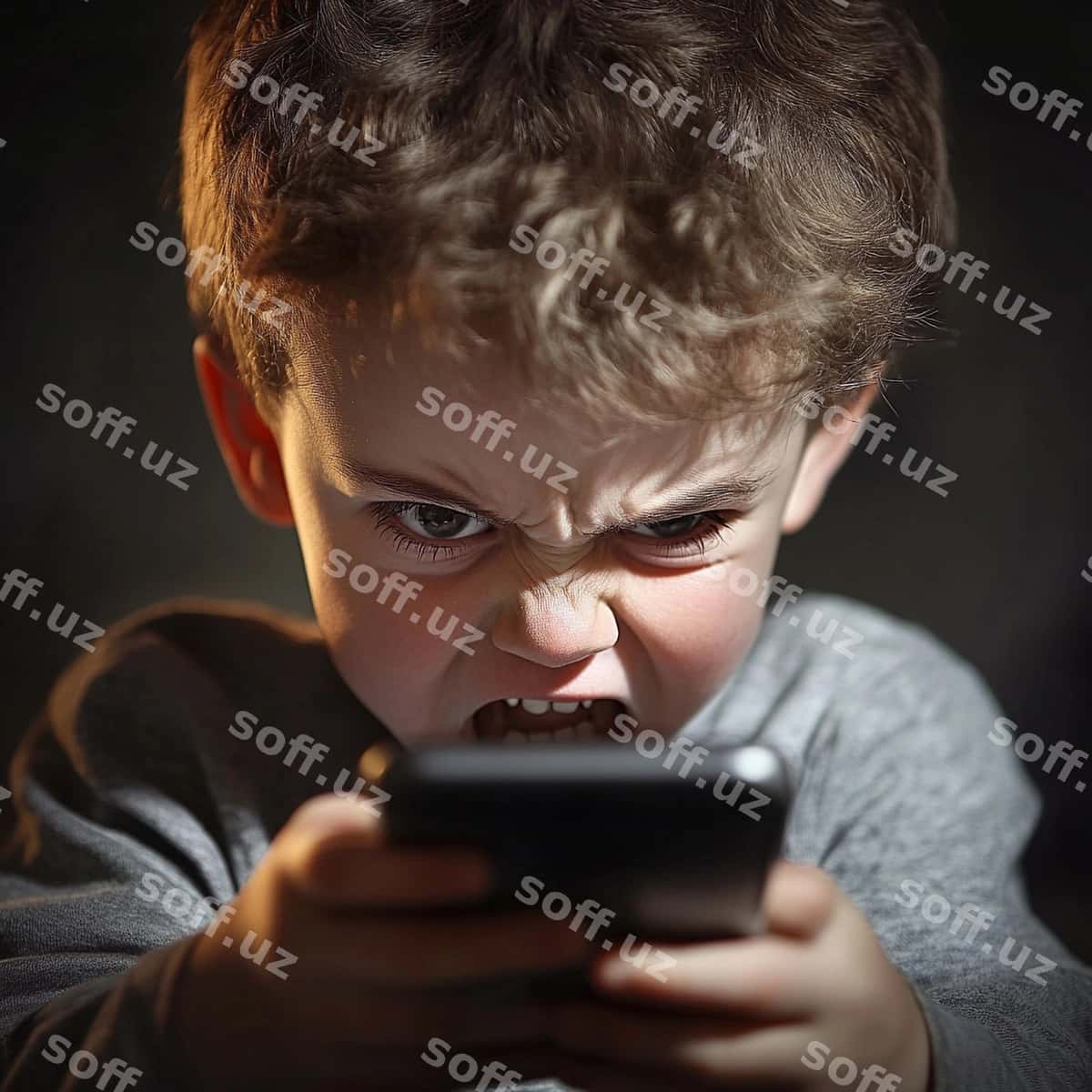 G'azablangan bola mobil telefonga qaram bo'lib qoldi | Angry kid addicted mobile phone 1