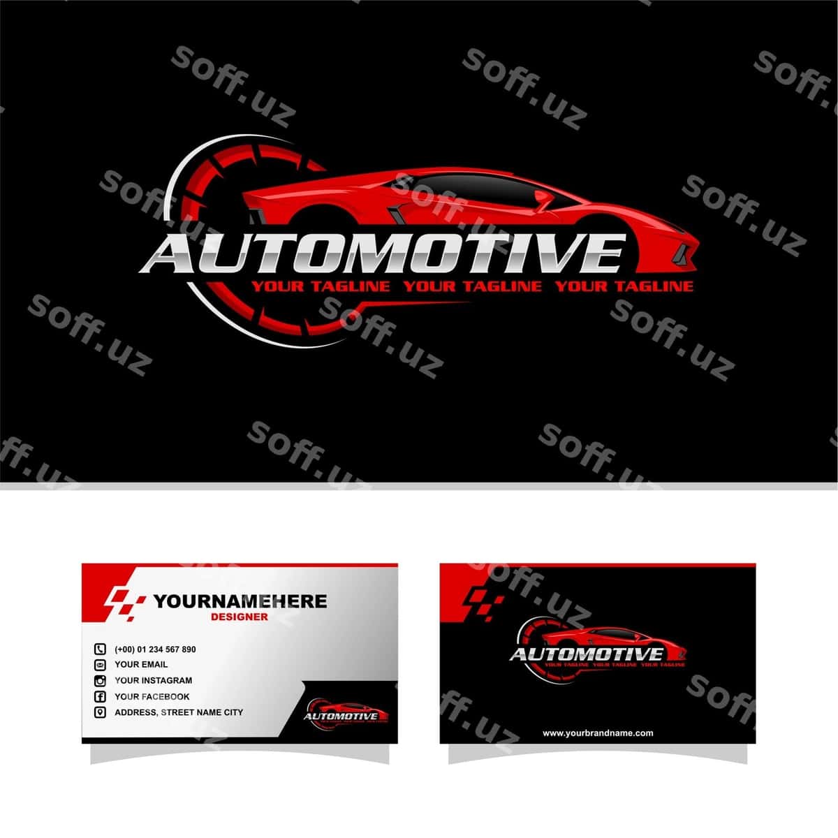 Avtomobil sport mashina logotipi | Auto sport car logo 1