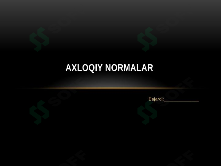 Kutubxona raxbarlarining axloqiy normalari 1