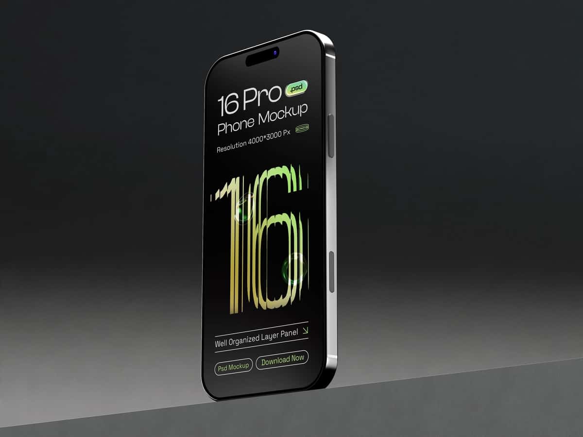 Yangi smartfon 16 pro maketi | New smartphone 16 pro mockup 1