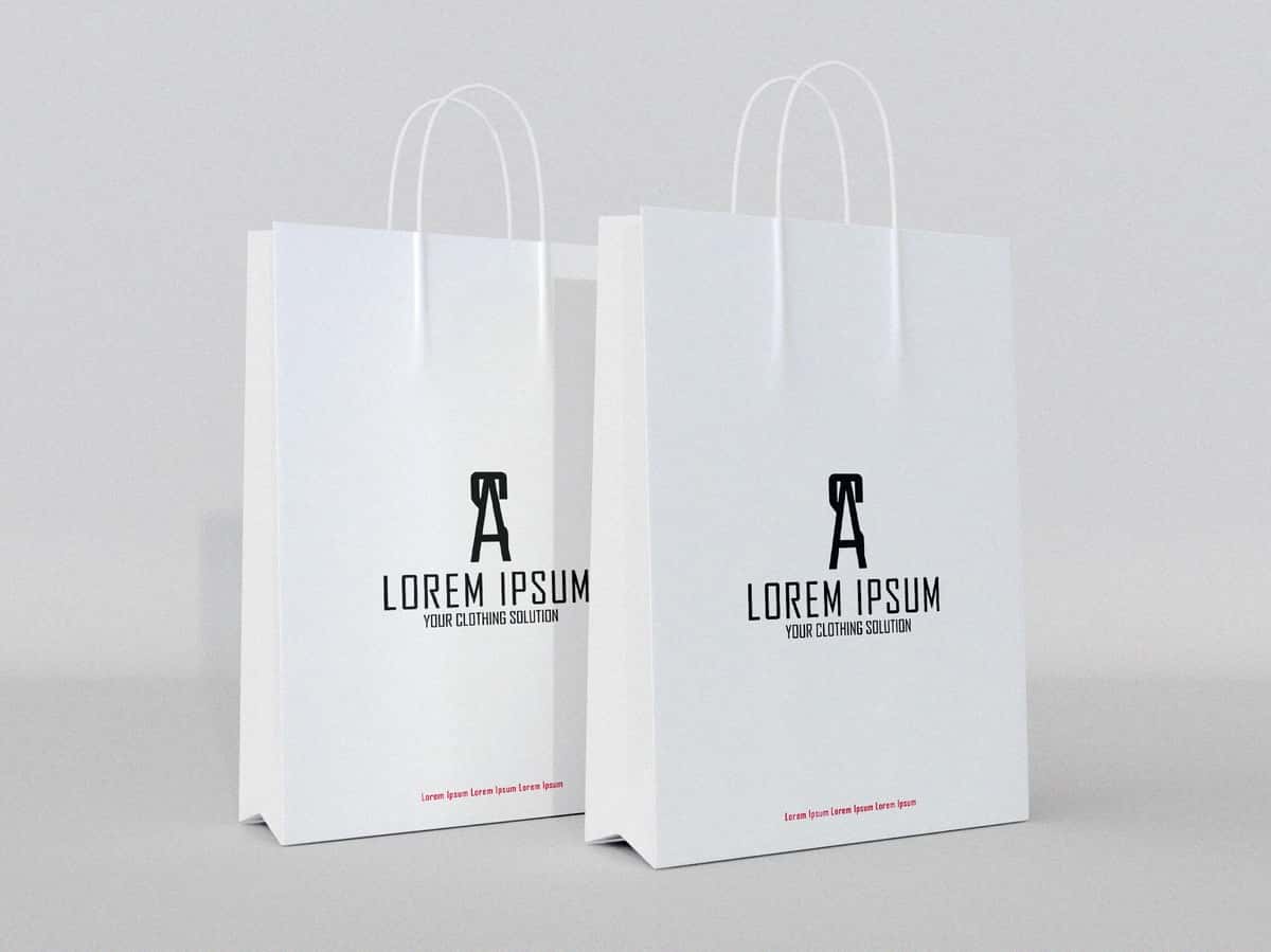 Savatga sumkasi maketi psd | Shopping bag mockup psd 1