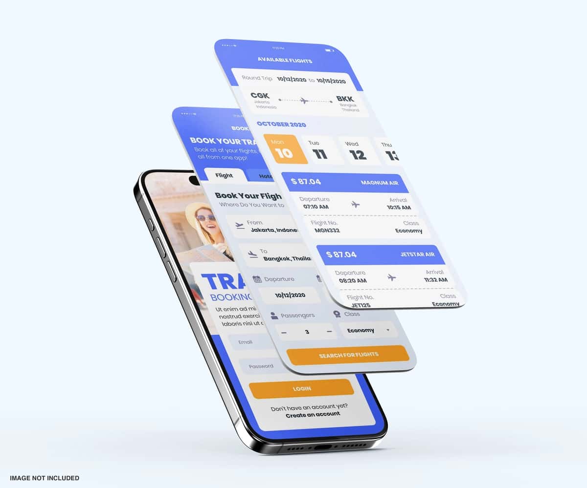 Ilova telefon ekrani maketi | App phone screen mockup 1
