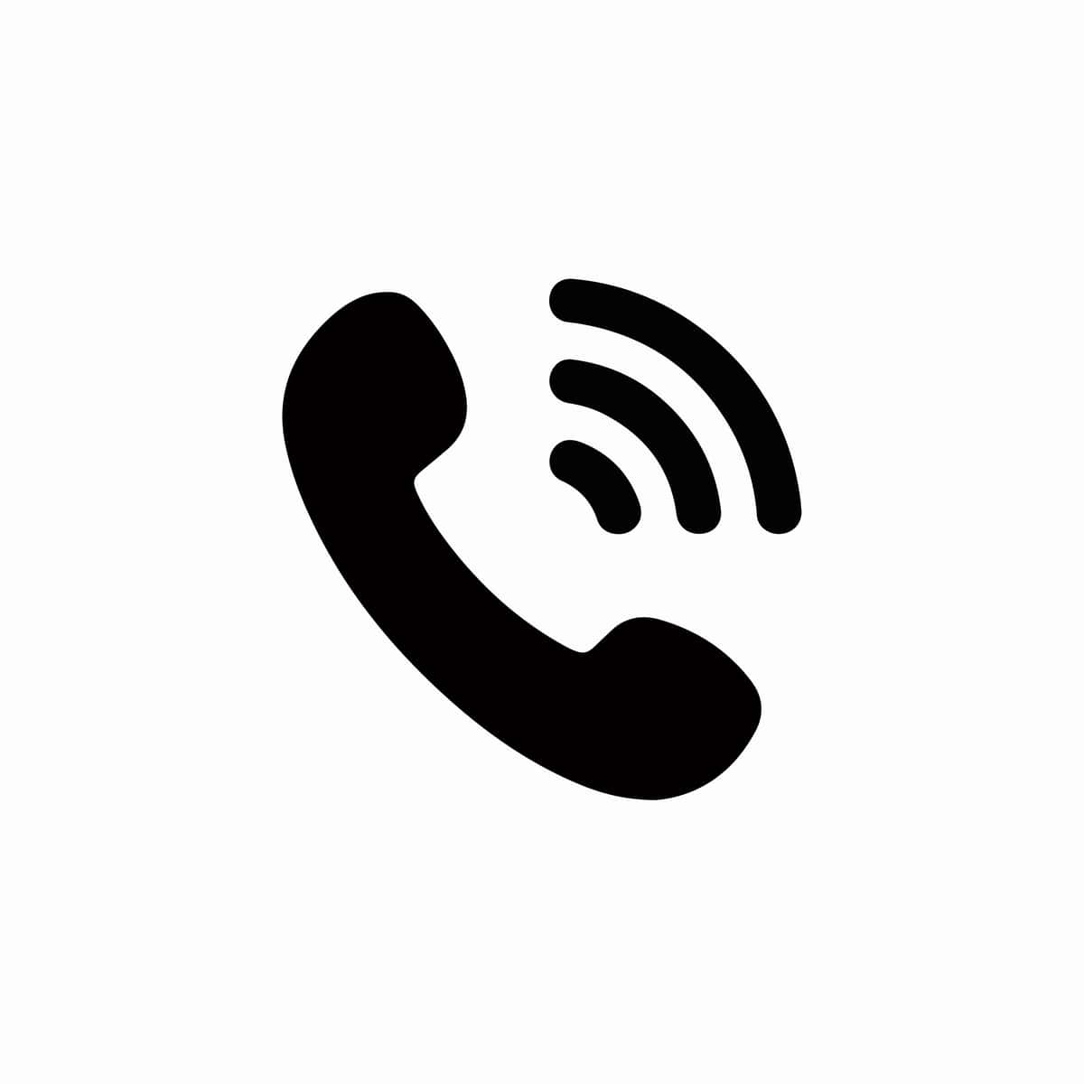 Telefon jiringlayapti belgisi | Ringing phone icon 1