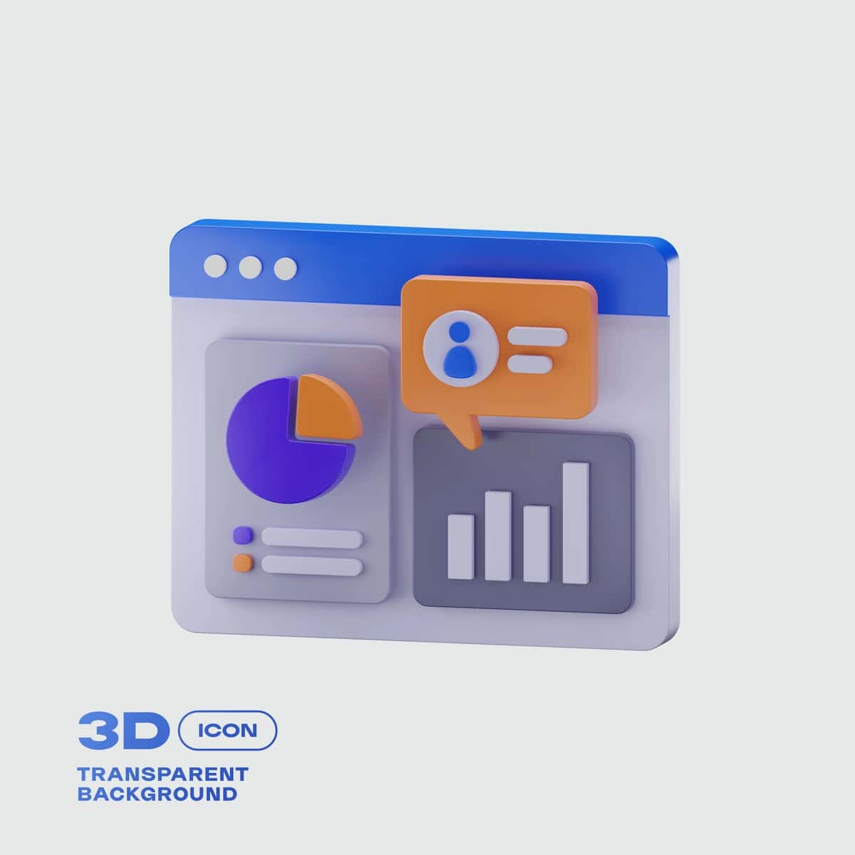 3d crm tizimi belgisi png andozasi | 3d crm system icon png template 1