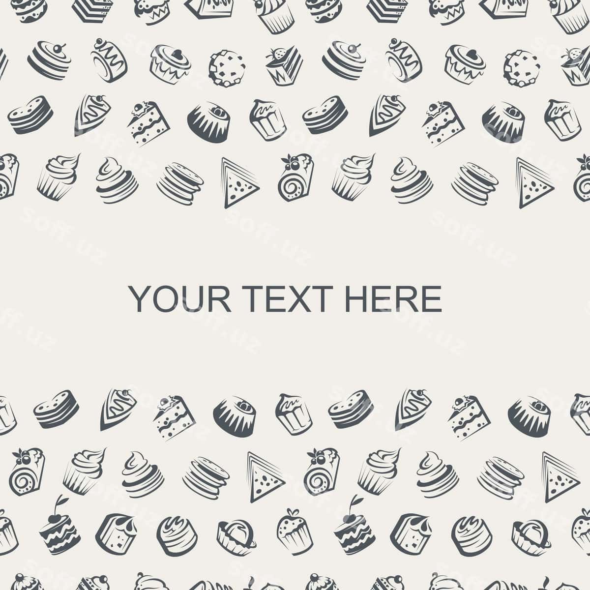 Orqa fonda tortlar kupkaktlar | Background cakes cupcakes 1