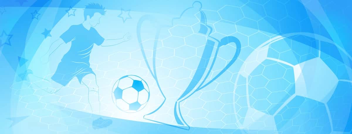 Mavhum futbol fonida to'p tepayotgan futbolchi bilan | Abstract soccer background with football player kicking ball other 1