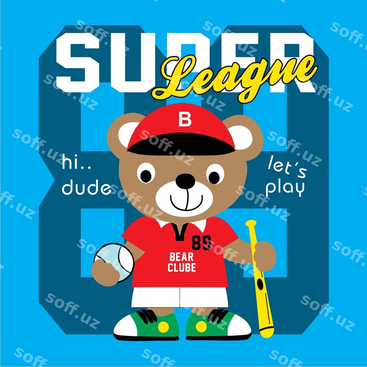 Ayiq kartun vektori | Bear cartoon vector 1