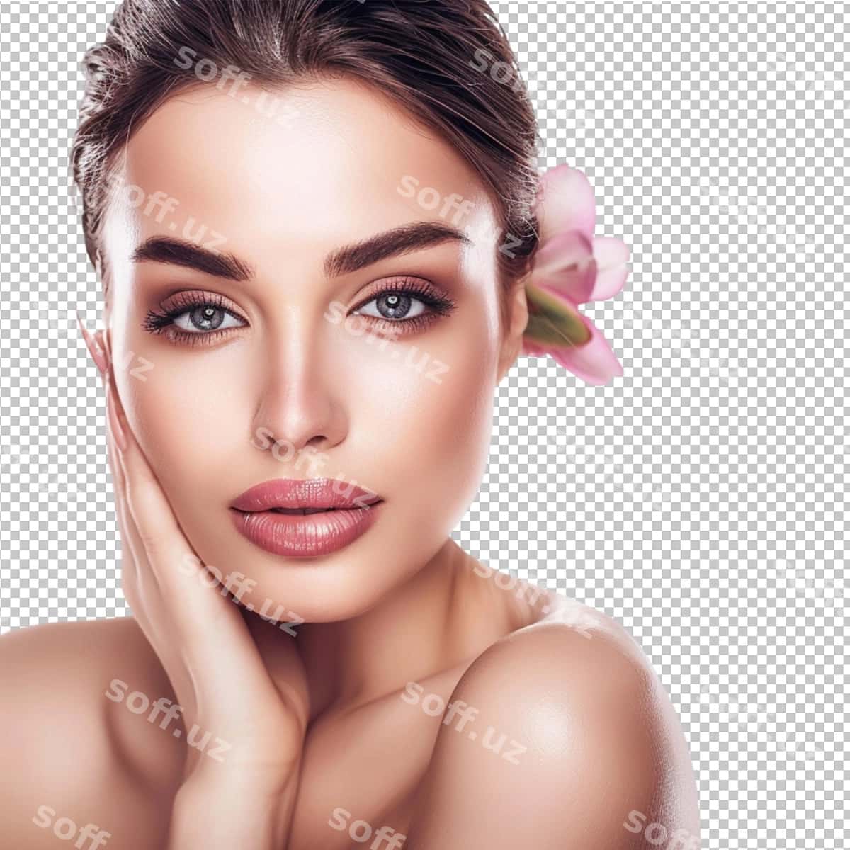 Go'zal yosh ayolning spa terisini parvarish qilish | Beautiful young woman spa skin care 1