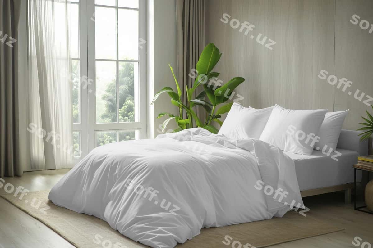 Yotoq choyi interyer namunasi | Bed linen interior mockup 1