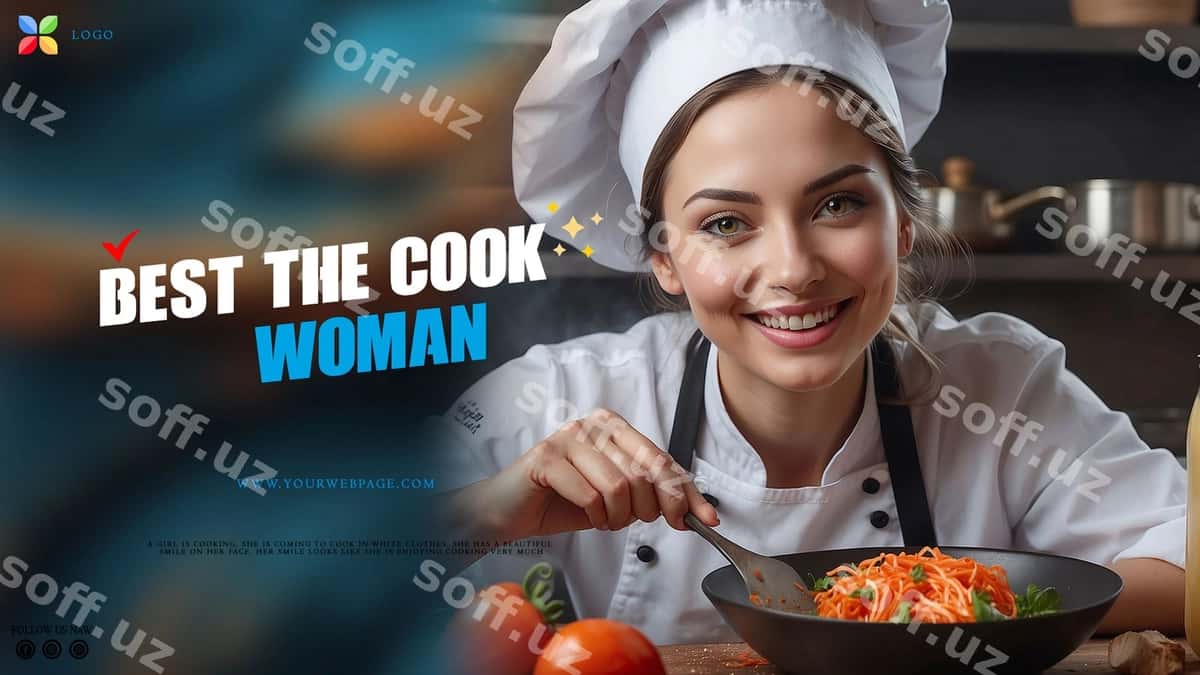Eng yaxshi oshpaz ayolining YouTube minuaturasi | Best cook woman youtube thumbnail 1