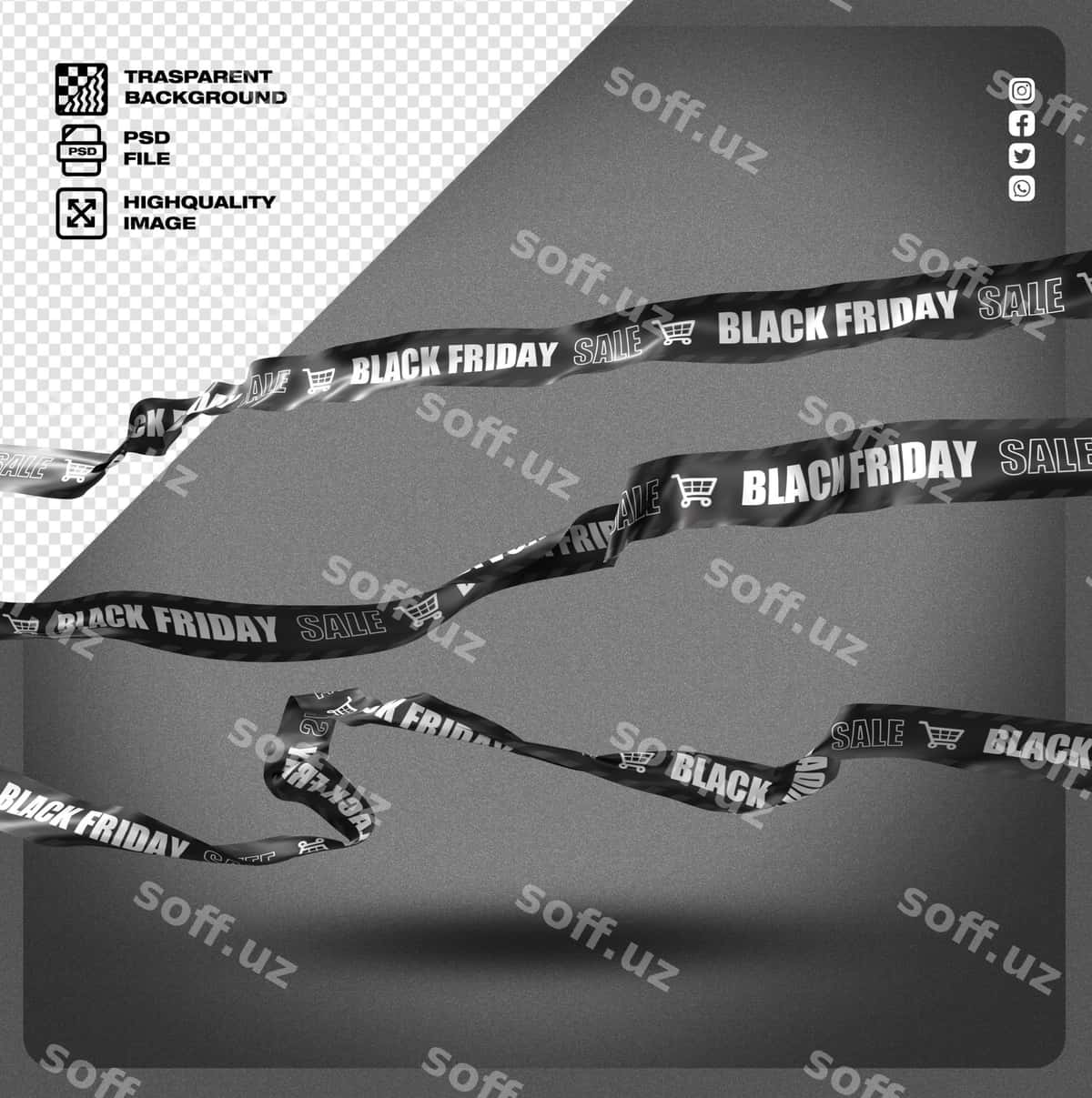Qora juma xavfsizlik lentalari | Black friday security tapes 1