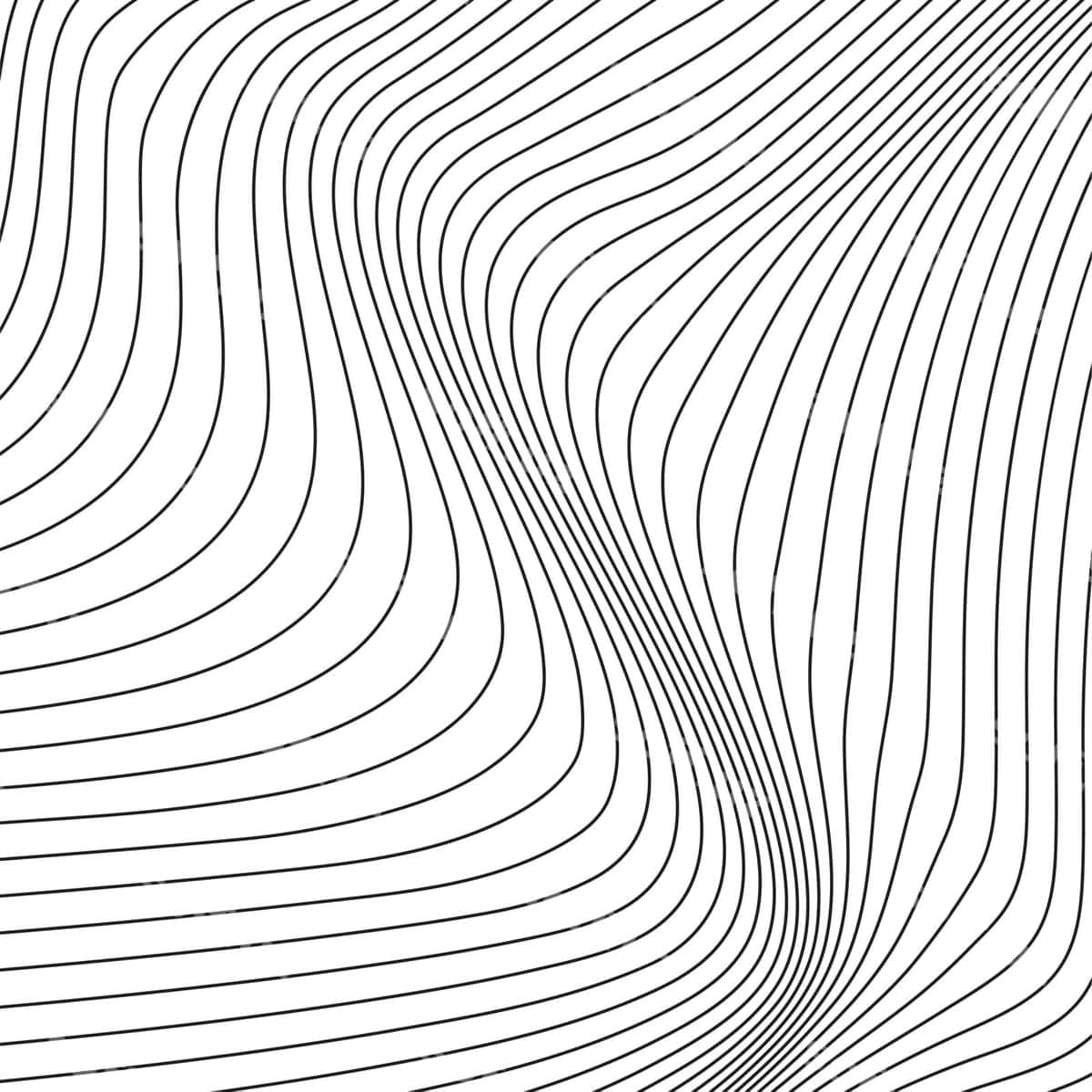 Qora oq burilgan chiziqlar foni | Black white distorted lines background 1