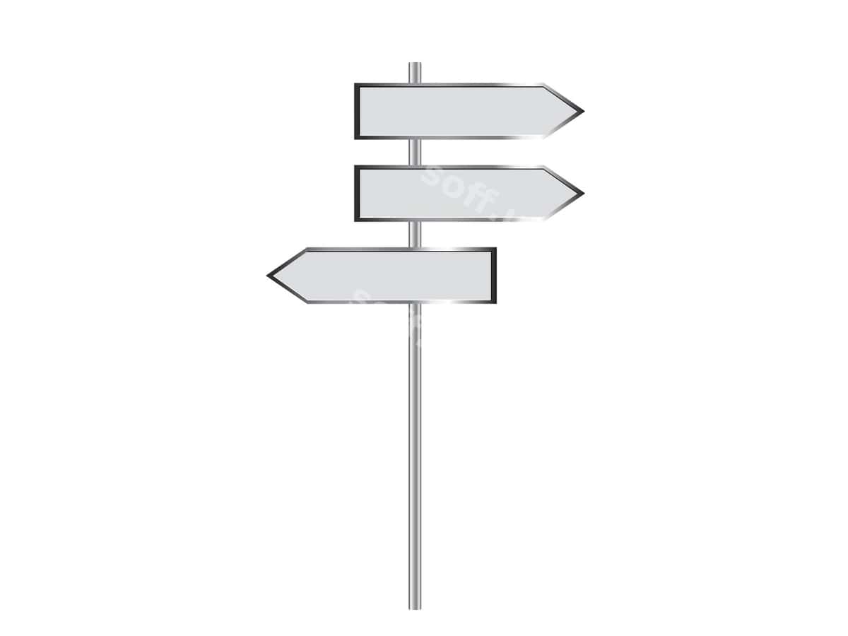 Bo'sh ko'rsatgich 3 | Blank signpost 3 1