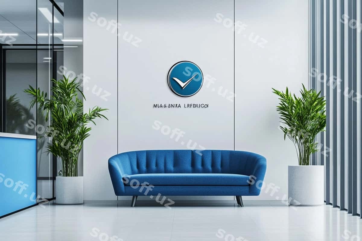 Ko'k divan belgili mehmonxona | Blue couch sign hotel 1