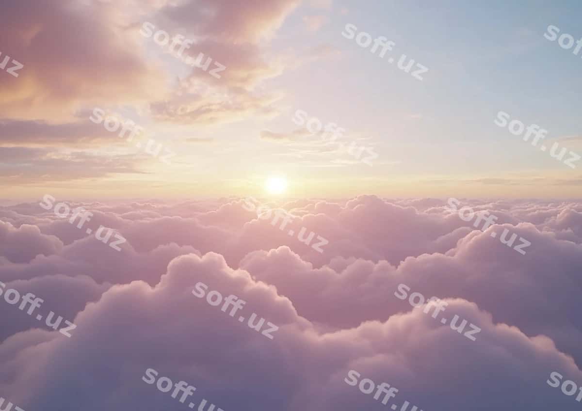 Ko'k osmon oq bulutlar | Blue sky white clouds 1