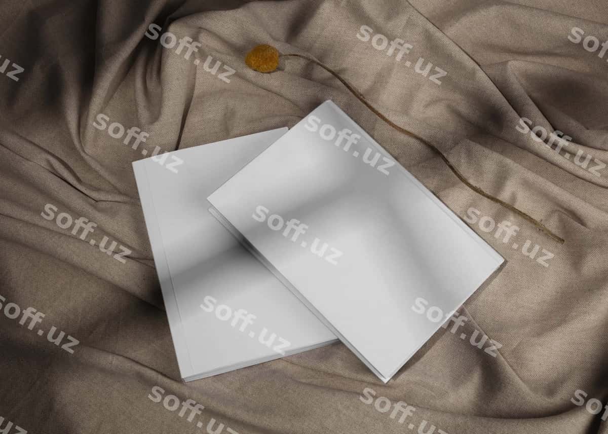 Dori joriy dizayni | Book cover mockup design 1