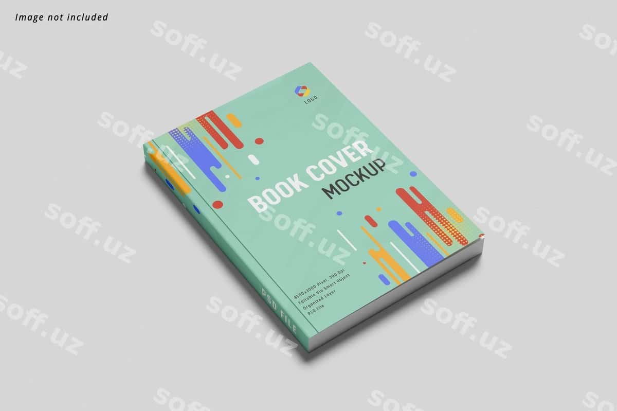 Kitob varaq namunasi | Book cover mockup 1