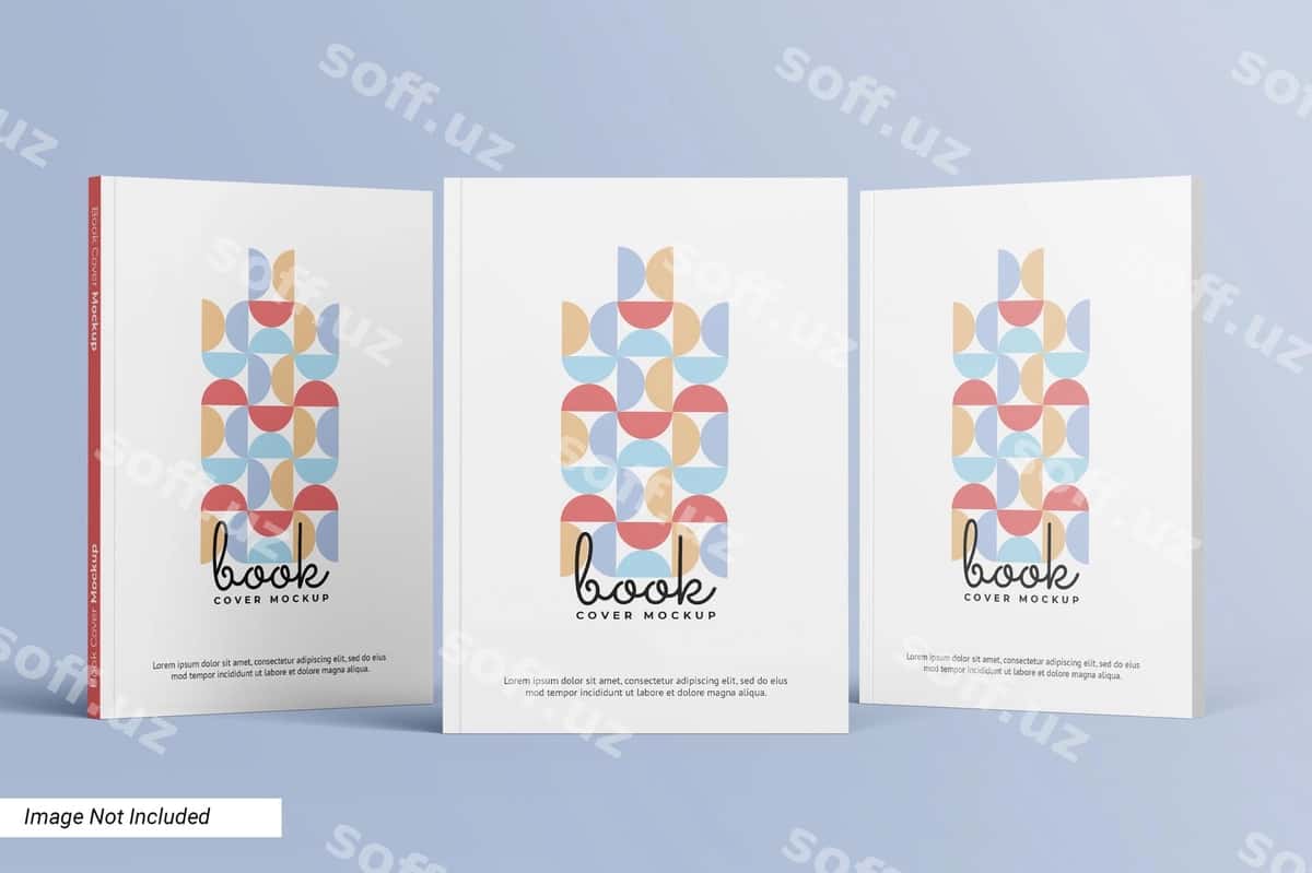 Kitob qo'pi namunasi | Book cover mockup 1